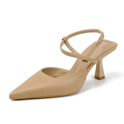 Elegant Elizabeth Ainsley Pointed Toe High Heel Sandals