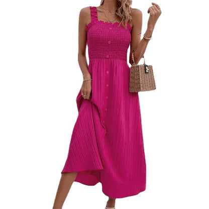 Chic Rose High Waist Dress by Elizabeth Ainsley