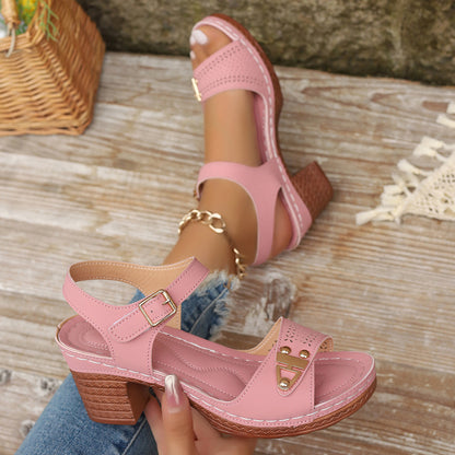 Chic Comfort Elizabeth Ainsley Plus Size Sandals