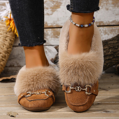 Velvet Plush Loafers by Elizabeth Ainsley