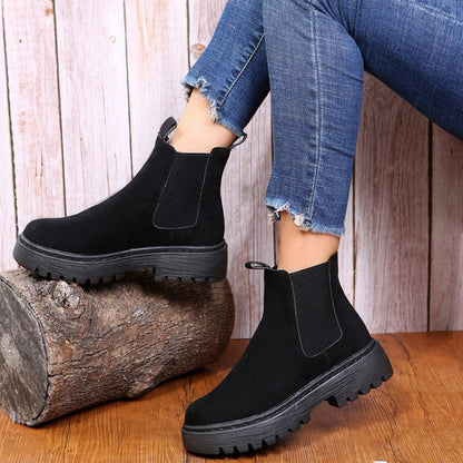 Elizabeth Ainsley Ankle Boots - Chunky Platform Comfort
