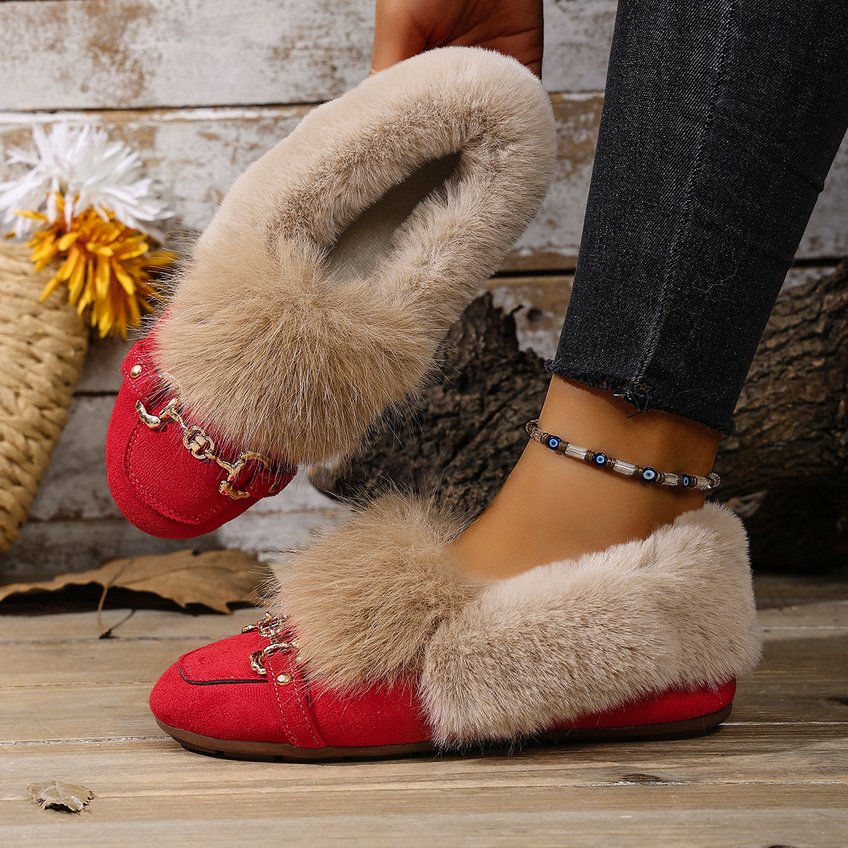 Velvet Plush Loafers by Elizabeth Ainsley