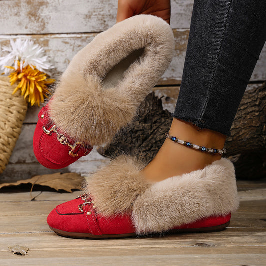 Velvet Plush Loafers by Elizabeth Ainsley