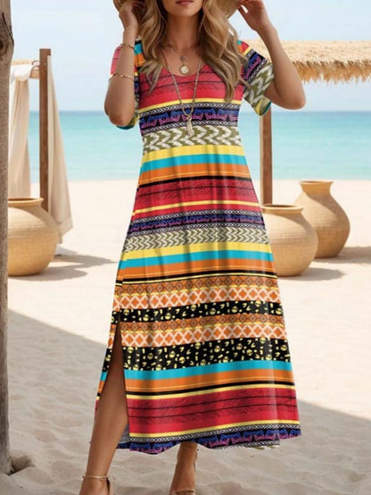 Elegant Slit Maxi Dress by Elizabeth Ainsley