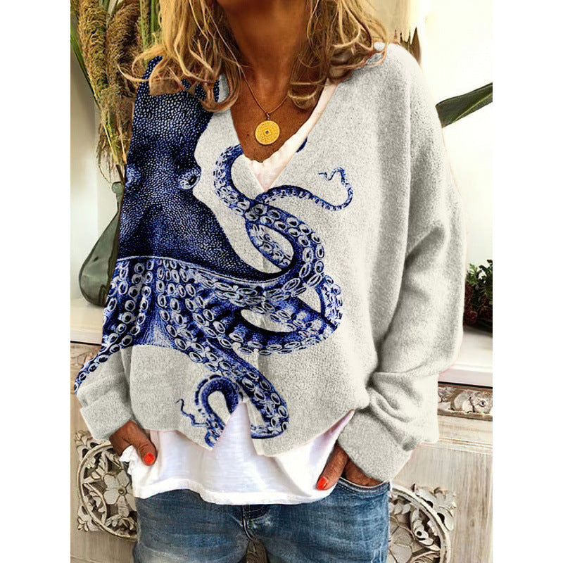 Vibrant Abstract Elizabeth Ainsley Casual Cardigan