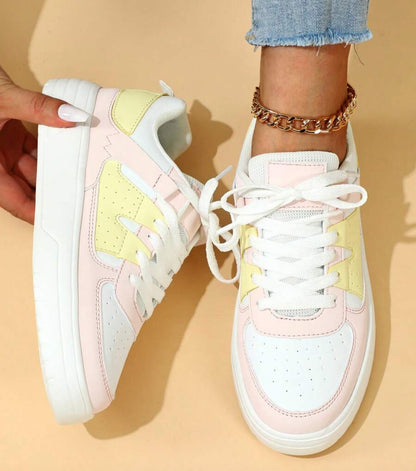 Colorblock Platform Sneakers Elizabeth Ainsley
