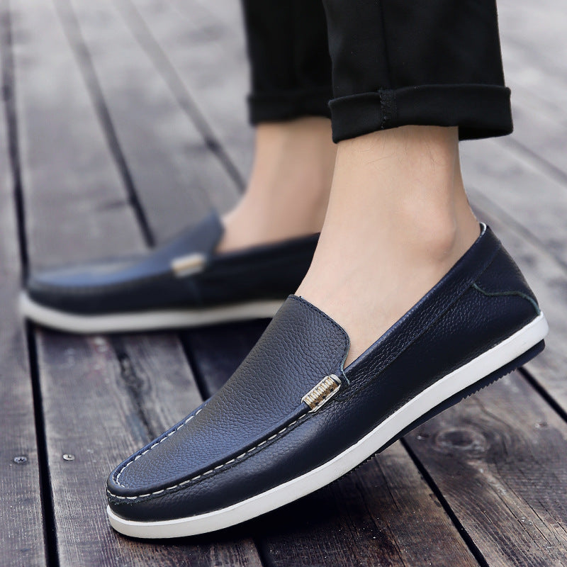 Breathable Leather Loafers Elizabeth Ainsley Men’s Shoes