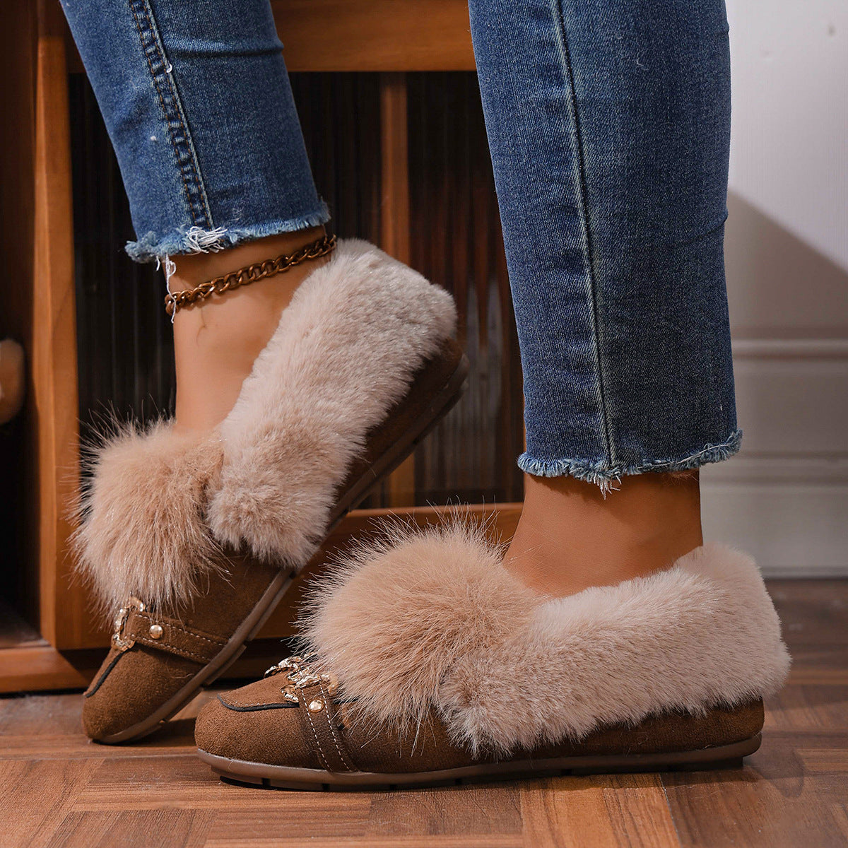Velvet Plush Loafers by Elizabeth Ainsley