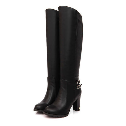 Miriam | Elegant Tall Block-Heel Orthopedic Knee-High Boots