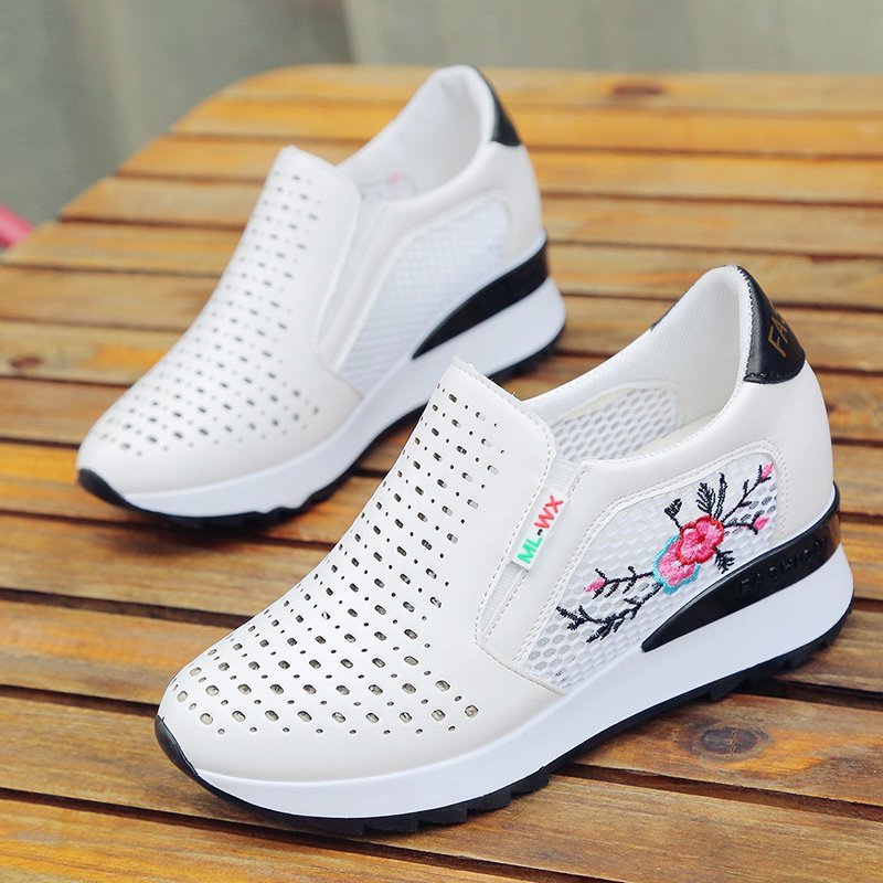 Embroidered Slip-On Loafers by Elizabeth Ainsley