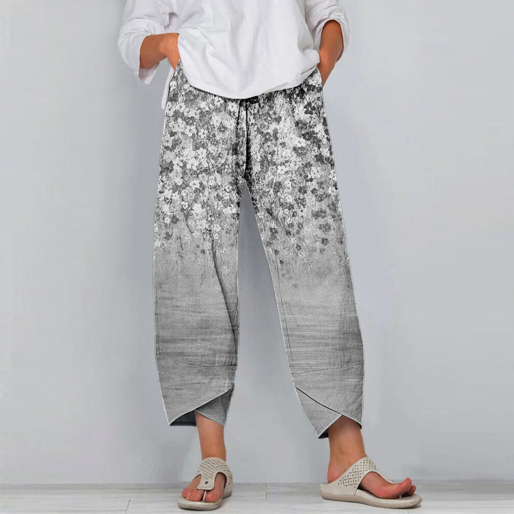 Pinterest-Inspired Floral Casual Pants by Elizabeth Ainsley