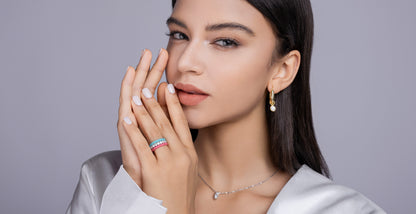 Dreamy Halo Moissanite Wedding Ring