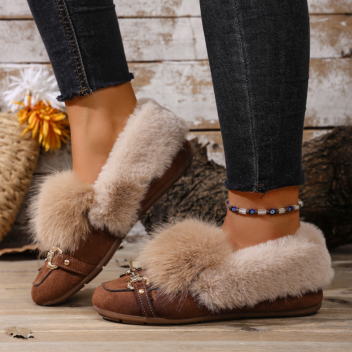 Velvet Plush Loafers by Elizabeth Ainsley