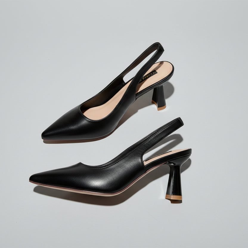 Chic Retro Pointed Heels by Elizabeth Ainsley