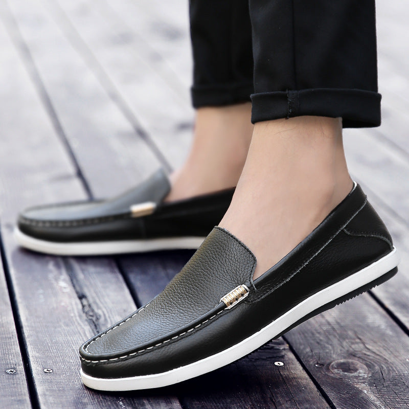 Breathable Leather Loafers Elizabeth Ainsley Men’s Shoes