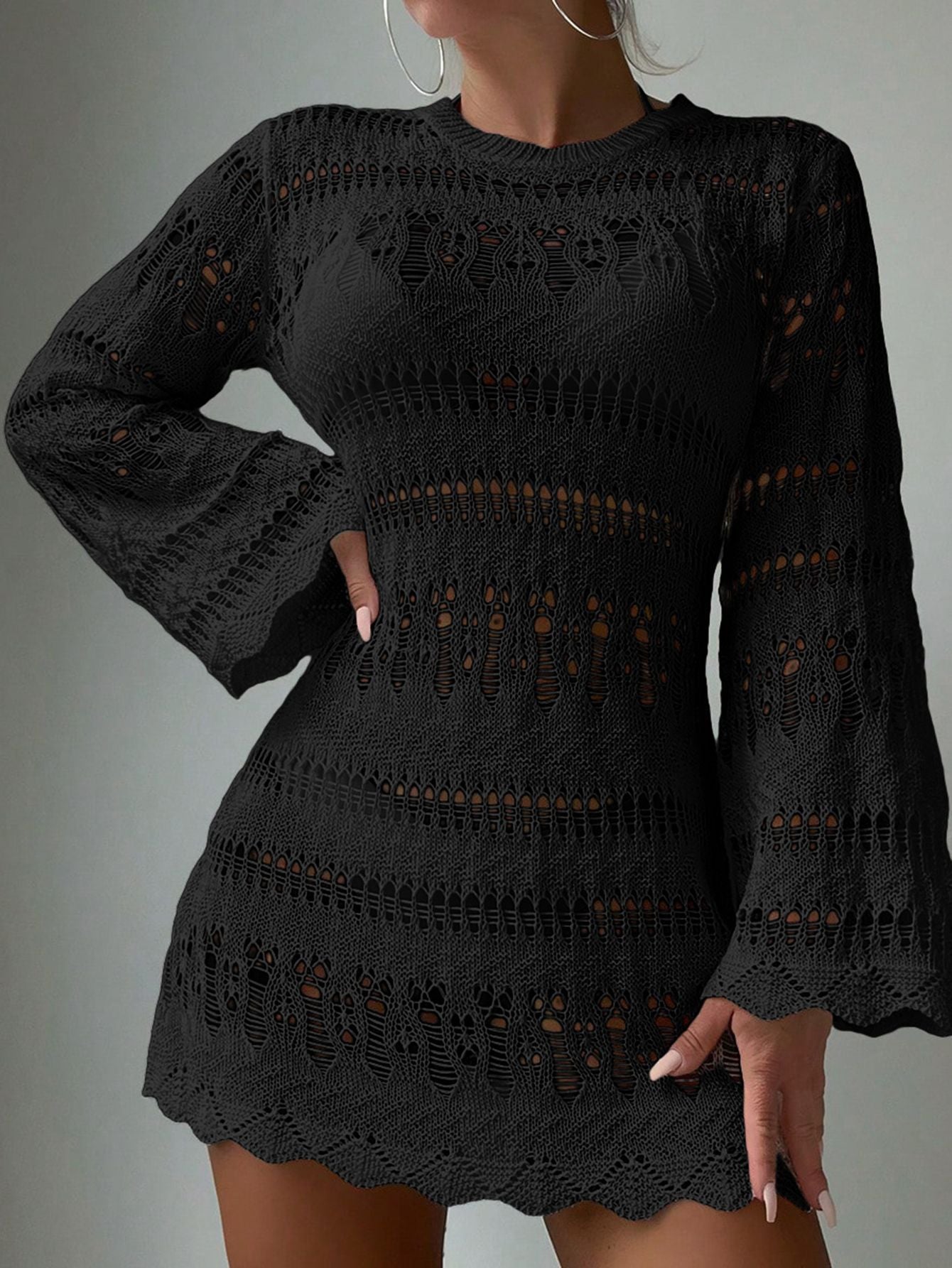 Chic Crochet Elizabeth Ainsley Beach Bikini Cover Up