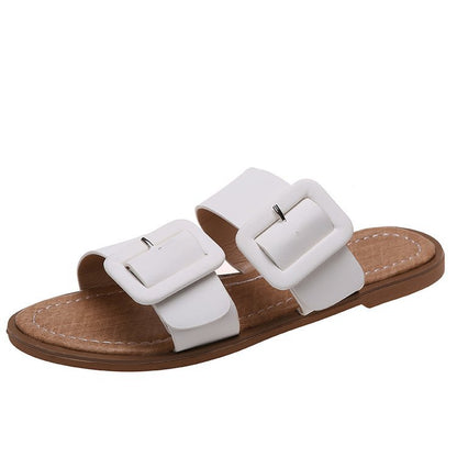 Chic Elizabeth Ainsley Buckle Strap Summer Sandals