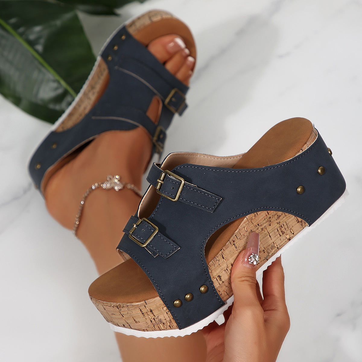 Chic Platform Sandals by Elizabeth Ainsley