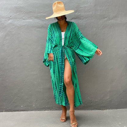 Vibrant Print Elizabeth Ainsley Sun Protection Bikini Cover