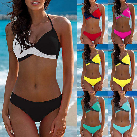 Chic Colorblock Elizabeth Ainsley Bikini Set
