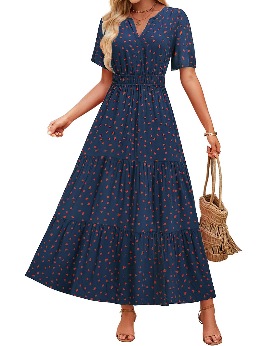 Floral Maxi Dress Elizabeth Ainsley Summer Comfort