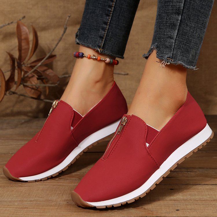 Comfort Zip Loafers by Elizabeth Ainsley