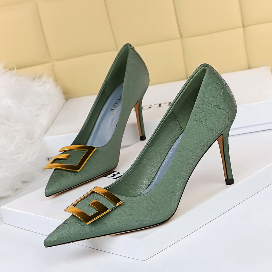 Elegant Sequin Stiletto Heels by Elizabeth Ainsley