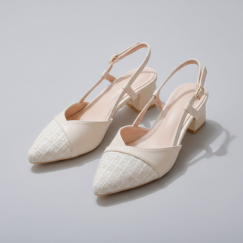 Chic Pointed Toe Heels Elizabeth Ainsley Sandals