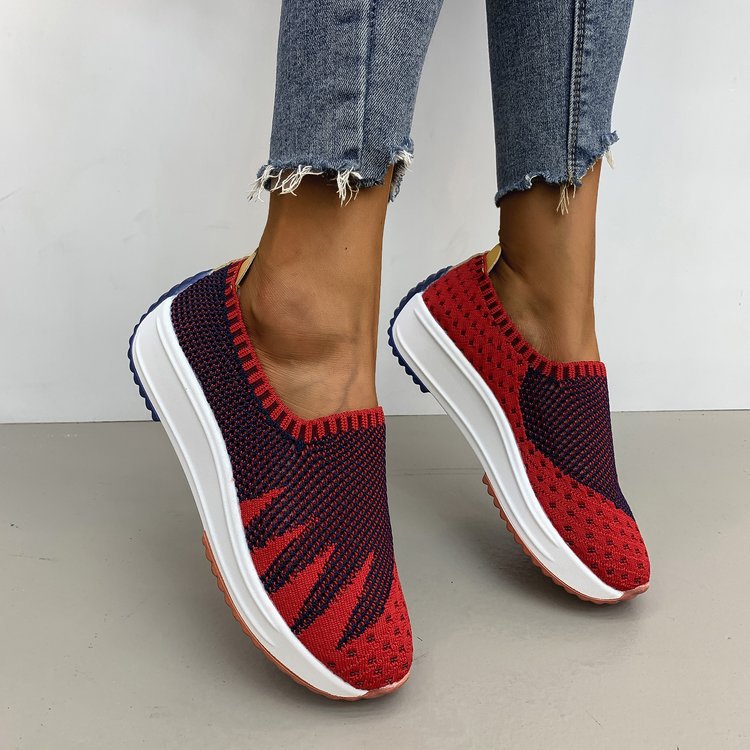 Pinterest-Inspired Elizabeth Ainsley Wedge Sneakers