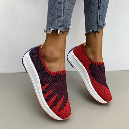 Pinterest-Inspired Elizabeth Ainsley Wedge Sneakers