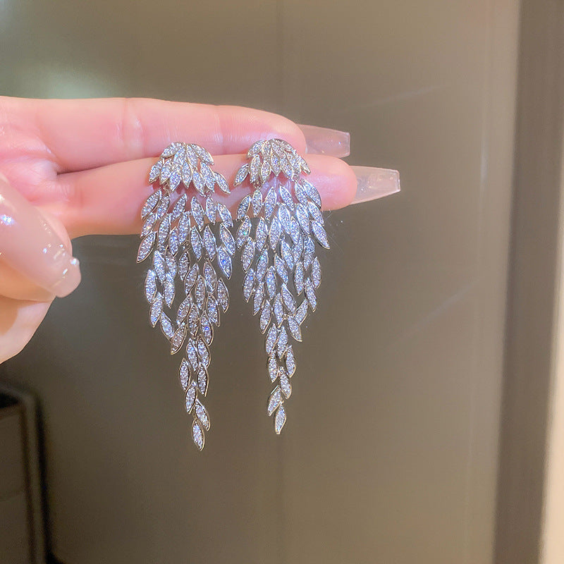 Vintage Fashion Crystal Chandelier Earrings