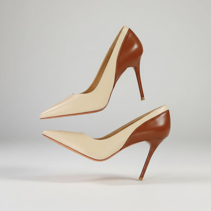 Retro Colorblock Stilettos by Elizabeth Ainsley