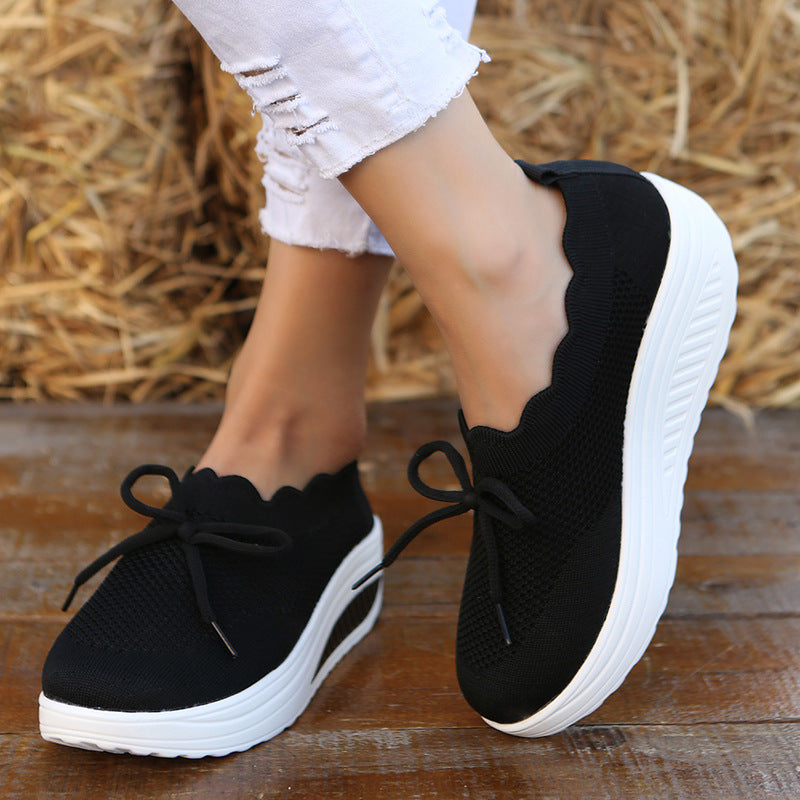 Pinterest-Inspired Elizabeth Ainsley Fly-Knit Sneakers