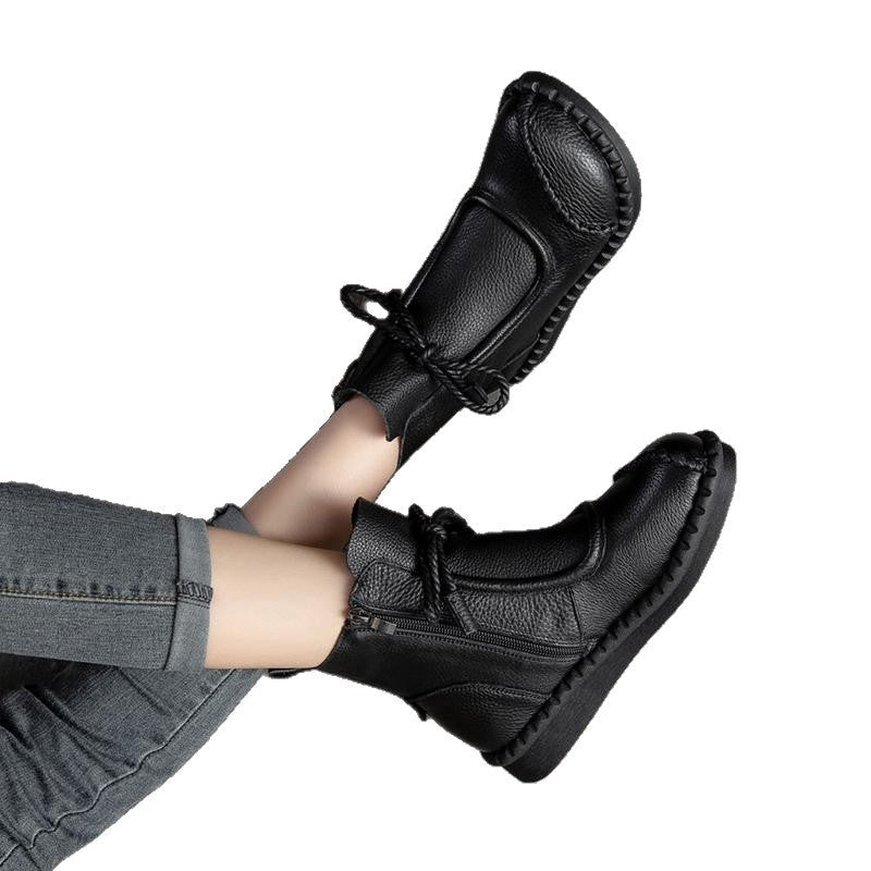 Elizabeth Ainsley Ankle Boots – Soft Sole & Non-Slip Comfort