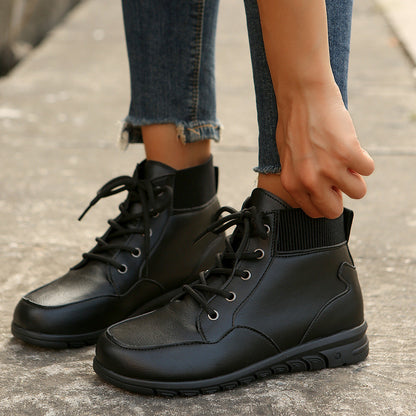 Elizabeth Ainsley Ankle Boots - Non-Slip Flat Comfort