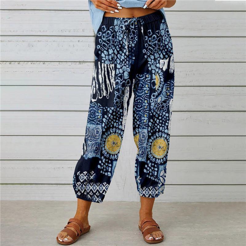 Boho Floral Elizabeth Ainsley Everyday Jumpsuit Pants
