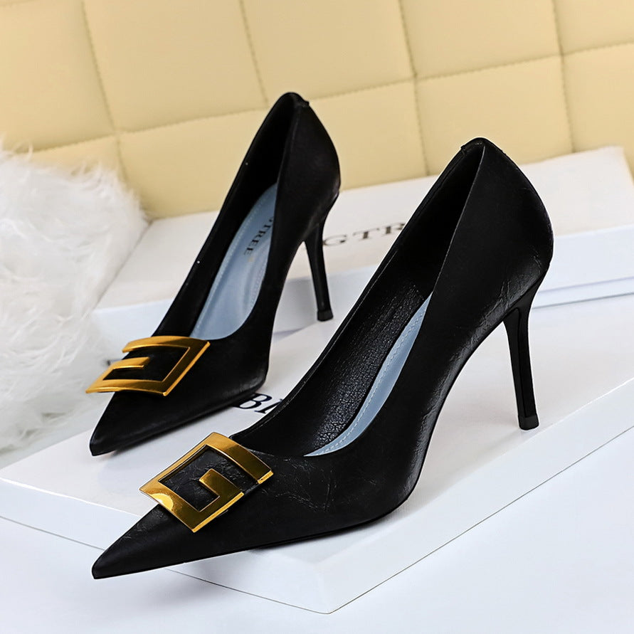Elegant Sequin Stiletto Heels by Elizabeth Ainsley