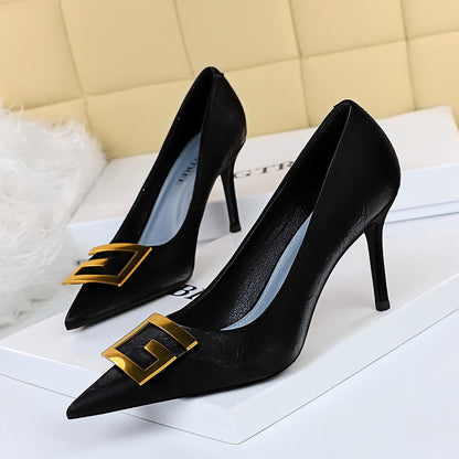 Elegant Sequin Stiletto Heels by Elizabeth Ainsley