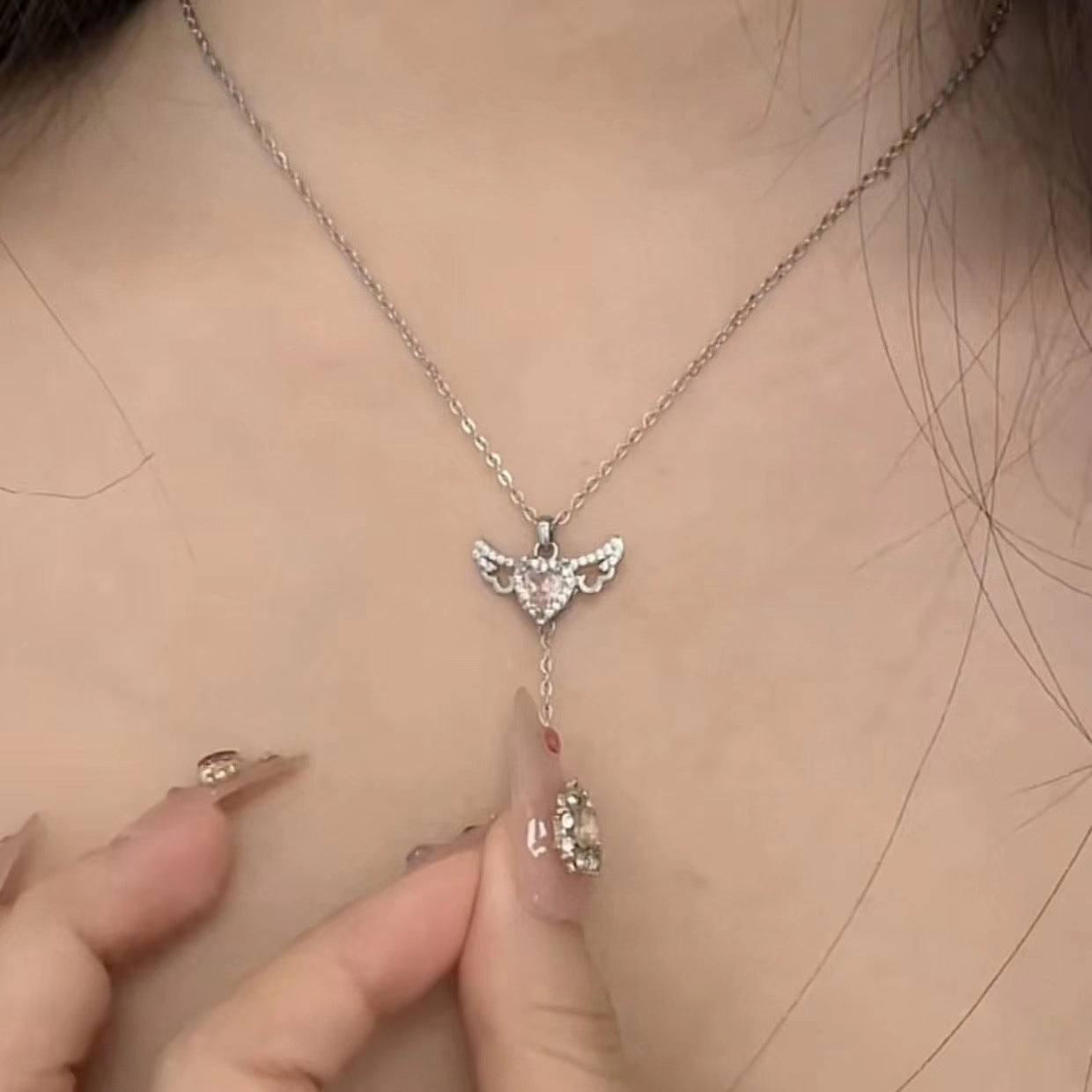 Heart Lariat Necklace