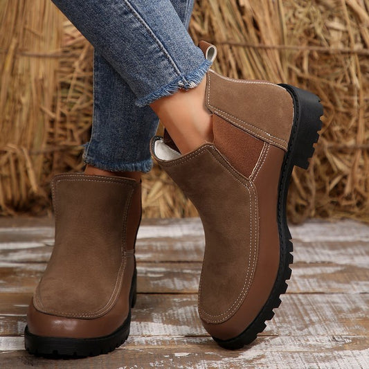Elizabeth Ainsley Platform Ankle Boots - Supportive Comfort