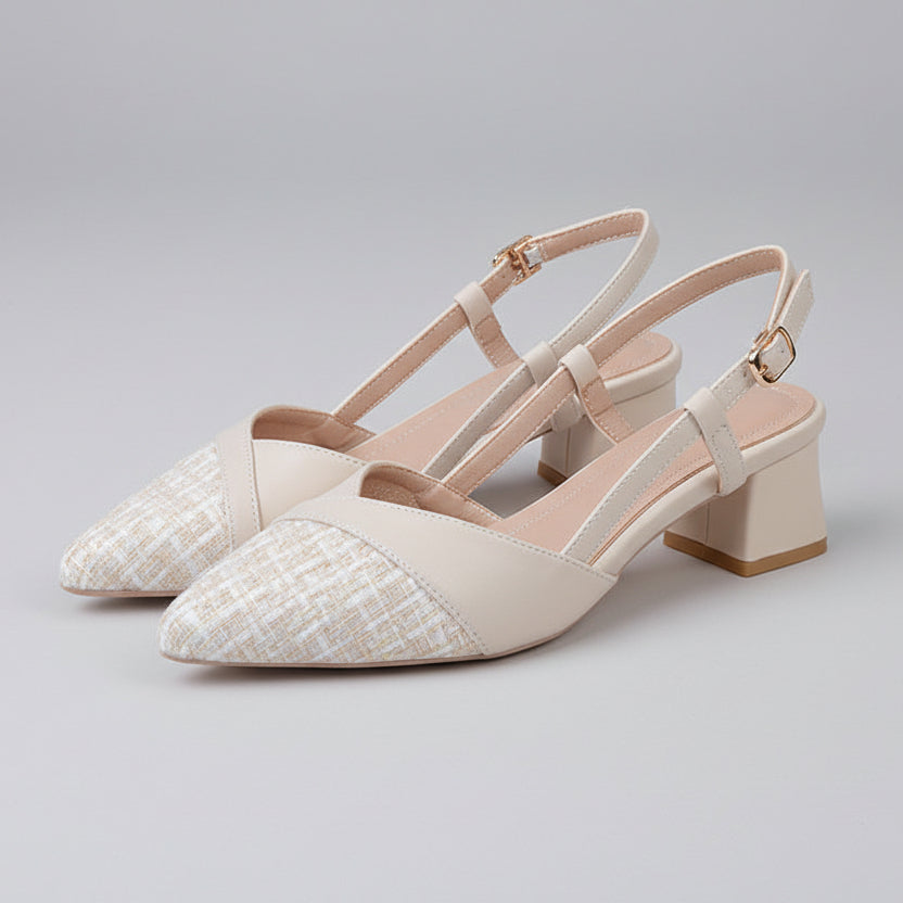 Chic Pointed Toe Heels Elizabeth Ainsley Sandals