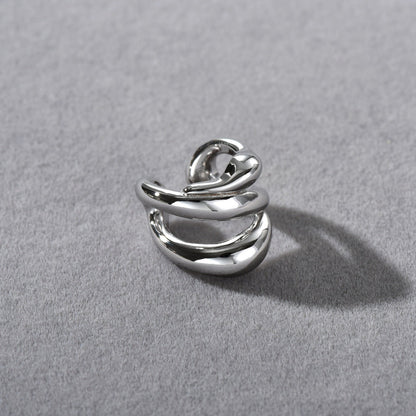 French Line Minimalist Multi-Layer Ear Cuff