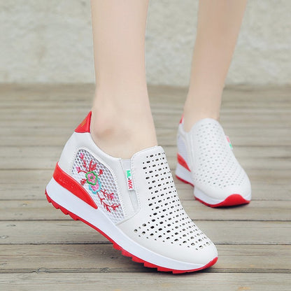 Embroidered Slip-On Loafers by Elizabeth Ainsley