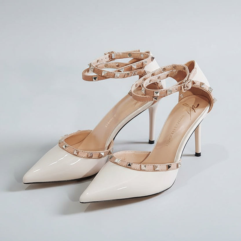 Chic Rivet High Heels by Elizabeth Ainsley