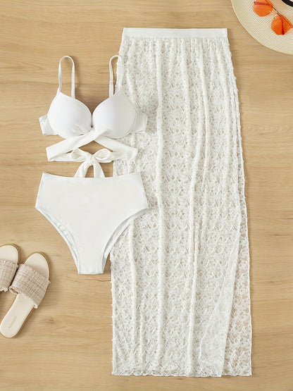 Elegant Elizabeth Ainsley Gathered Bikini Set