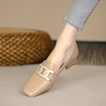 Retro Chunky Heel Pumps by Elizabeth Ainsley