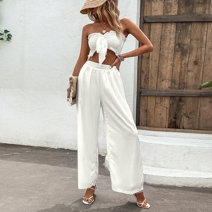 Ruffled White Set Elizabeth Ainsley Pinterest-Inspired Outfit
