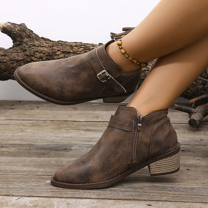 Elizabeth Ainsley Pointed Boots - Supportive Comfort