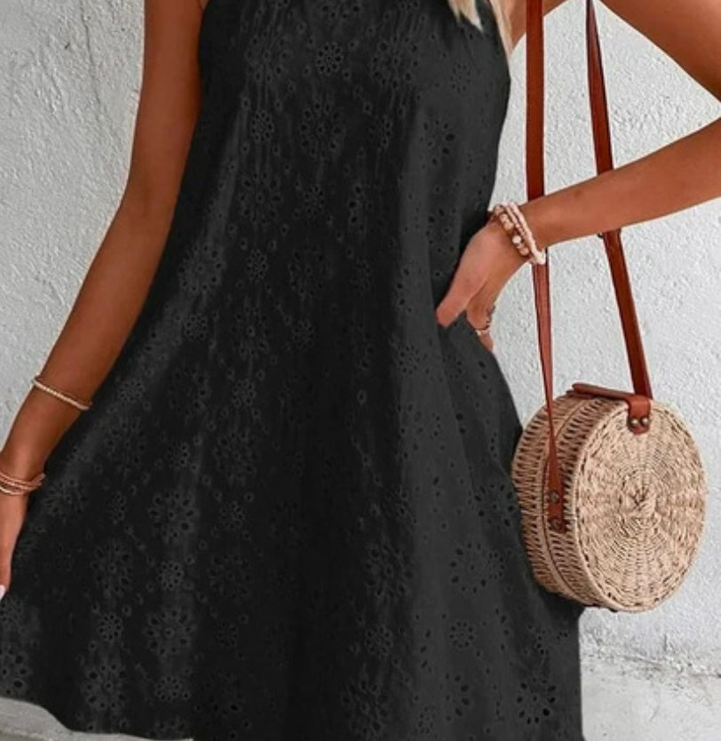 Chic Lace Sleeveless Dress Elizabeth Ainsley