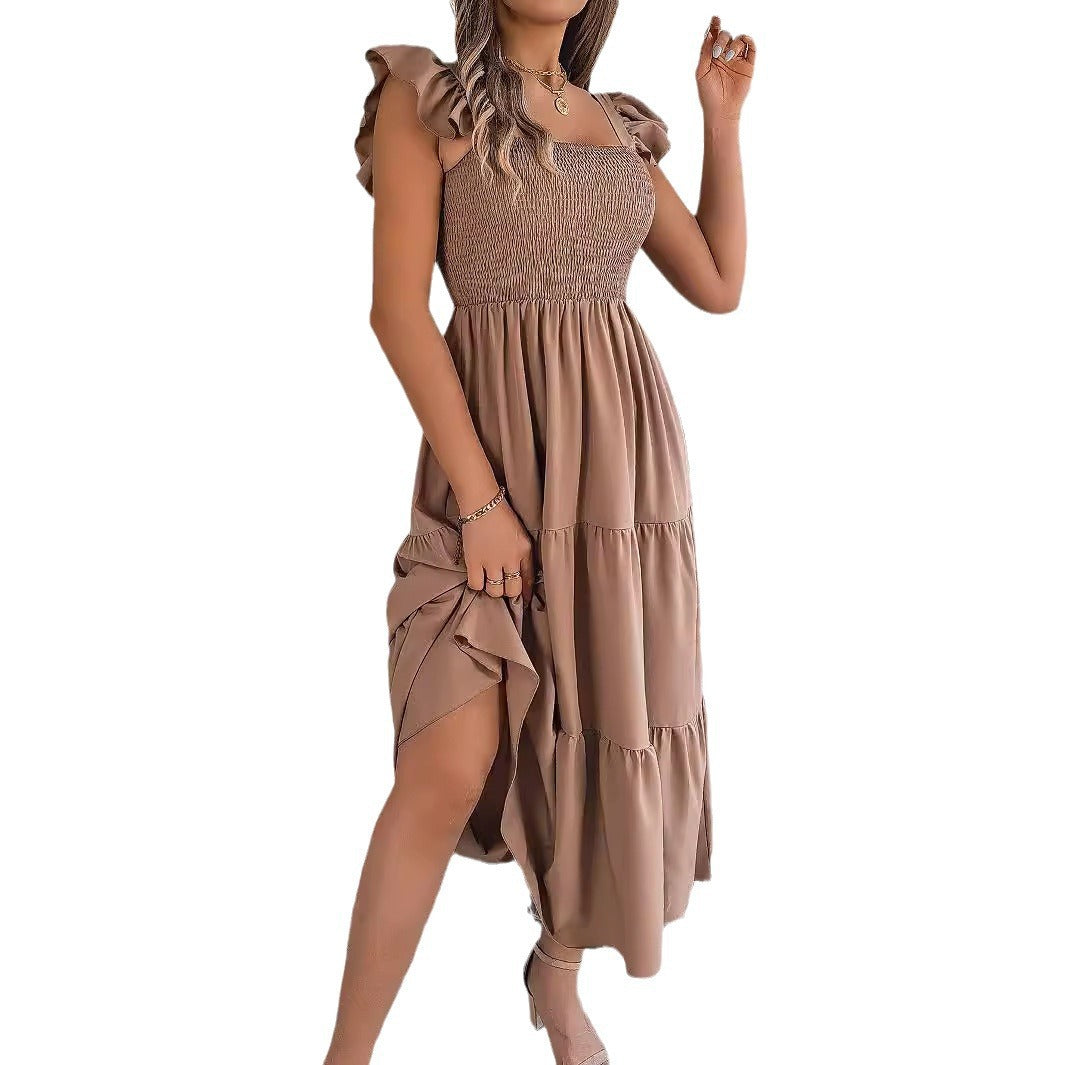 Elegant Elizabeth Ainsley Sleeveless Midi Summer Dress